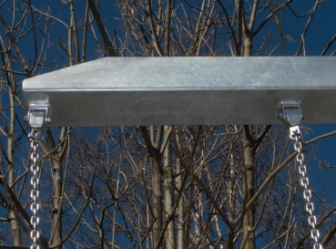 Schaukel Doppelschaukel Stahl T-Schaukel für kleine Flächen