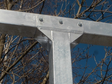 Schaukel Doppelschaukel Stahl T-Schaukel für kleine Flächen