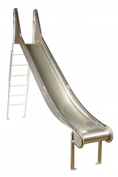 Rutsche mit Leiter Volledelstahl